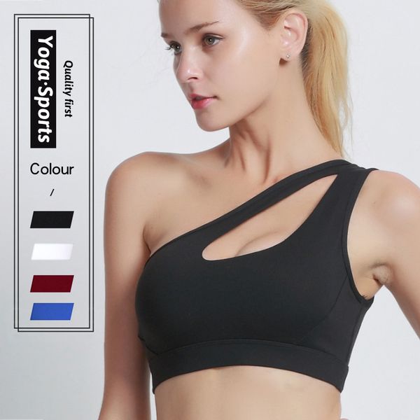 the new rims movement the single shoulder bra shockproof running back beauty back style bra, White;black
the new rims movement the single shoulder bra shockproof running back beauty back style bra, White;black