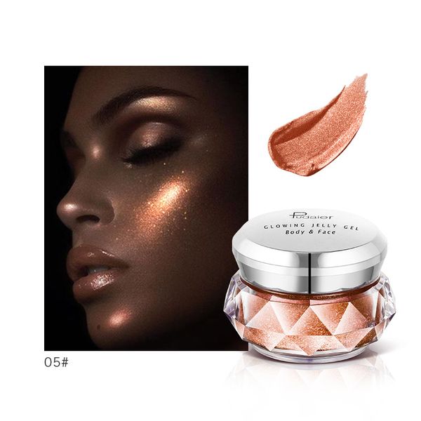 brand jelly glitter highlighter gel face makeup highlight shine metallic cream brighten facial body contour luminous corrector
brand jelly glitter highlighter gel face makeup highlight shine metallic cream brighten facial body contour luminous corrector