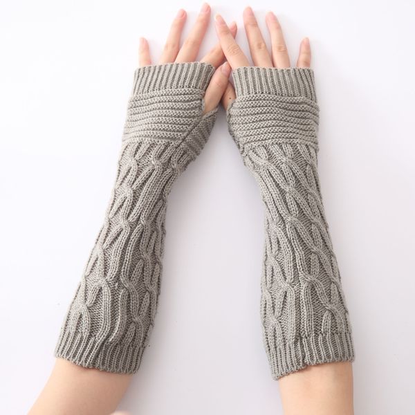 women winter gloves solid knitted twist knot fingerless gloves soft keep warm mittens guantes invierno luvas de inverno, Blue;gray
women winter gloves solid knitted twist knot fingerless gloves soft keep warm mittens guantes invierno luvas de inverno, Blue;gray
