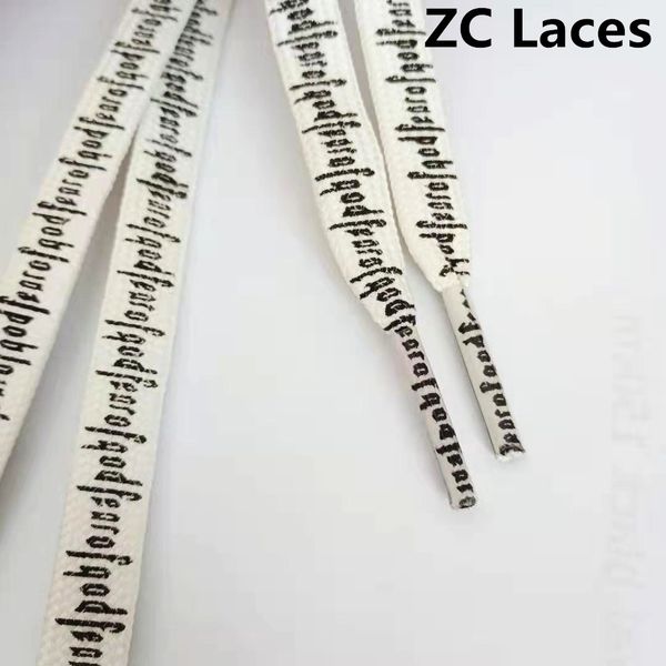 2019 new arrive fear of god shoelaces flat printed letters shoe laces white with black words shoestrings in 120cm support customized, White;pink
2019 new arrive fear of god shoelaces flat printed letters shoe laces white with black words shoestrings in 120cm support customized, White;pink
