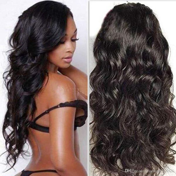 360 lace frontal loose wave human hair wigs glueless 180% density brazilian virgin remy wigs with baby hair, Black
360 lace frontal loose wave human hair wigs glueless 180% density brazilian virgin remy wigs with baby hair, Black