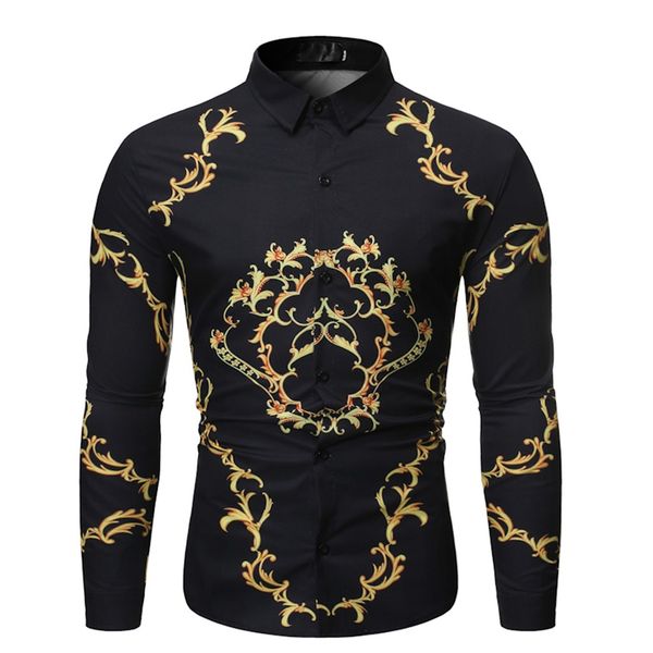 autumn men shirts casual slim fit streetwear black floral printed colorful lapel blouse button up dress shirt long sleeve, White;black
autumn men shirts casual slim fit streetwear black floral printed colorful lapel blouse button up dress shirt long sleeve, White;black