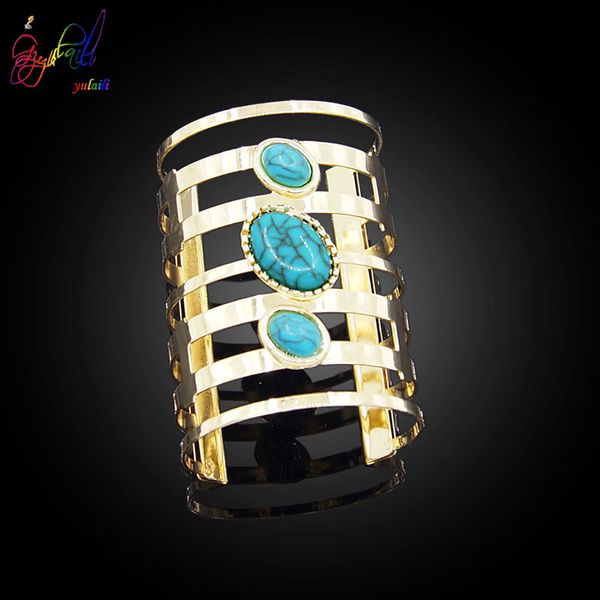 yulaili hollow wide cuff bracelets & bangles for women gold color alloy open big female bangle bracelet fashion jewelry, Golden;silver
yulaili hollow wide cuff bracelets & bangles for women gold color alloy open big female bangle bracelet fashion jewelry, Golden;silver