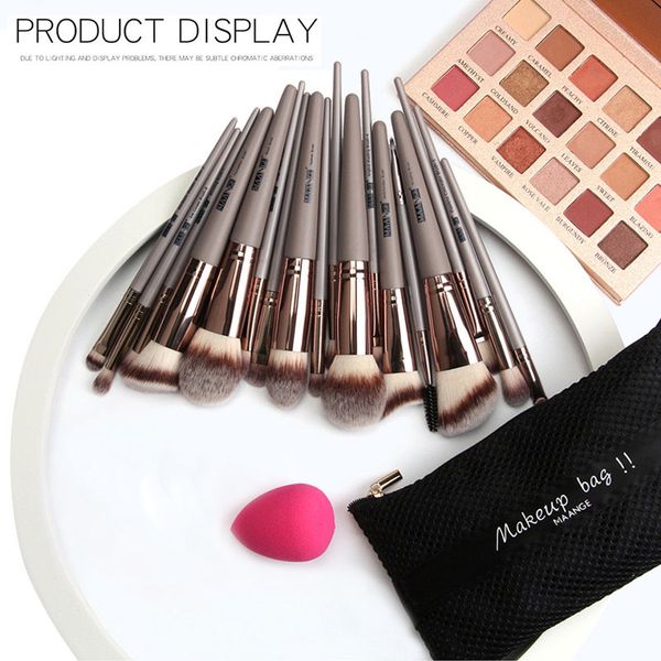 18pcs soft makeup brushes kit loose powder brush foundation blush brush eyebrow comb makeup cosmetic cleanser
18pcs soft makeup brushes kit loose powder brush foundation blush brush eyebrow comb makeup cosmetic cleanser