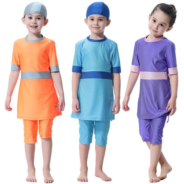 arxipa 2019 muslim girl swimsuit kids conservative arabian islamic swimwear burkinis modest three-piece children summer solid, White;black
arxipa 2019 muslim girl swimsuit kids conservative arabian islamic swimwear burkinis modest three-piece children summer solid, White;black