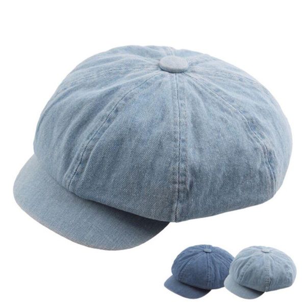 women men hat fashion 2020 beret caps vintage twill cotton cap vintage unadjustable cowboy hats winter autumn 2020 beret, Blue;gray
women men hat fashion 2020 beret caps vintage twill cotton cap vintage unadjustable cowboy hats winter autumn 2020 beret, Blue;gray