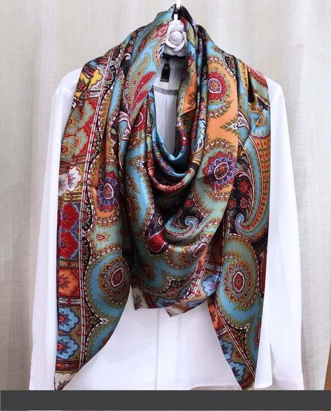 2019 бренд шелковый шарф женщины цветы шарфы лето foulard femme дизайнер шаль обернуть мода шеи бандана 140*140см большие шарфы женский муфт, Blue;gray
2019 бренд шелковый шарф женщины цветы шарфы лето foulard femme дизайнер шаль обернуть мода шеи бандана 140*140см большие шарфы женский муфт, Blue;gray