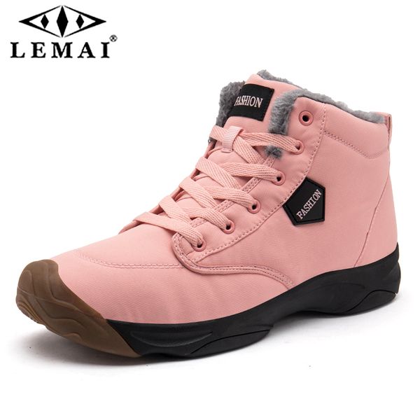lamai 2019 large size outdoor couple cotton shoes plus velvet warm high-casual shoes non-slip wear-resistant snow boots, Black
lamai 2019 large size outdoor couple cotton shoes plus velvet warm high-casual shoes non-slip wear-resistant snow boots, Black