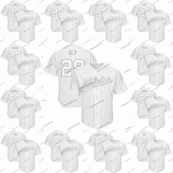 Matt Olson OLY 2019 Players Weekend Athletics Brett Anderson NOON Jake Diekman GUT IT OUT Mike Fiers SMOKEY Blake Treinen TRAIN Jerseys
Matt Olson OLY 2019 Players Weekend Athletics Brett Anderson NOON Jake Diekman GUT IT OUT Mike Fiers SMOKEY Blake Treinen TRAIN Jerseys