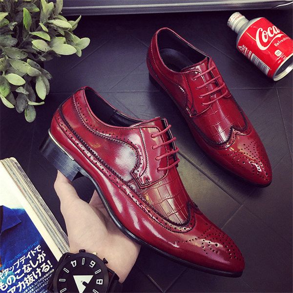 2018 luxury designer leather brogue mens flats shoes casual british style men oxfords fashion brand dress shoes for men big size, Black
2018 luxury designer leather brogue mens flats shoes casual british style men oxfords fashion brand dress shoes for men big size, Black