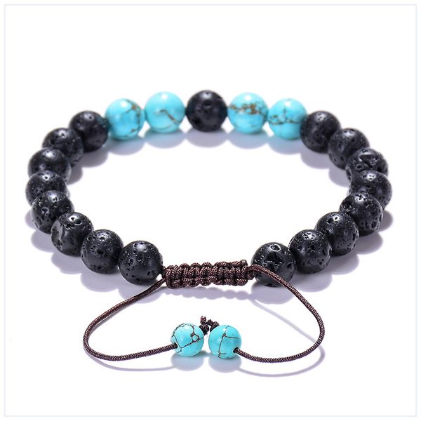 essential oil diffuser bracelets 8mm turquoise volcanic stone lava rock bracelet weave adjustable bangle women men jewelry dhl m219f, Golden;silver
essential oil diffuser bracelets 8mm turquoise volcanic stone lava rock bracelet weave adjustable bangle women men jewelry dhl m219f, Golden;silver
