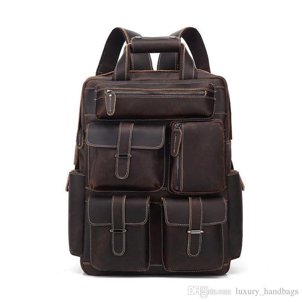 leather cowhide backpack more pocket purse designer handbags portable genuine leather travel bags
leather cowhide backpack more pocket purse designer handbags portable genuine leather travel bags