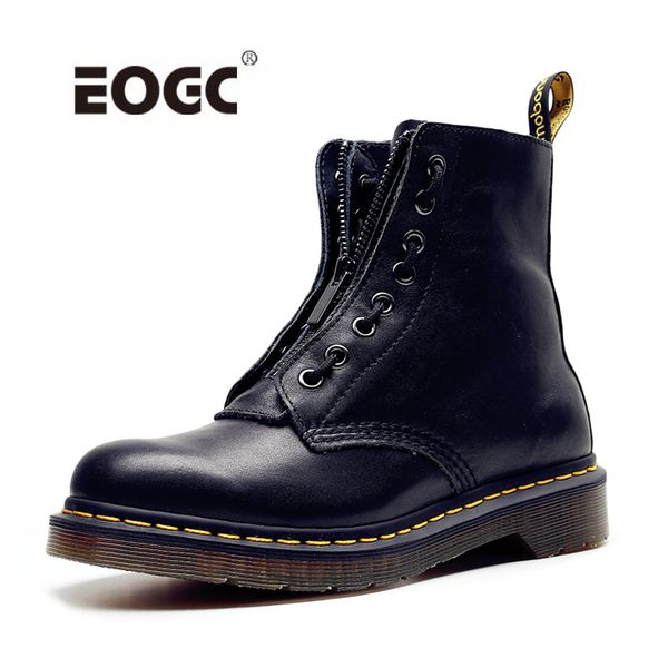 women boots platform split leather spring autumn shoes woman outdoor ankle boots botas mujer couple shoes, Black
women boots platform split leather spring autumn shoes woman outdoor ankle boots botas mujer couple shoes, Black