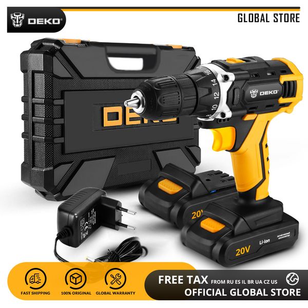 deko new arrival sharker 20v electric screwdriver dc cordless drill for woodworking led mini power driver home diy power tools
deko new arrival sharker 20v electric screwdriver dc cordless drill for woodworking led mini power driver home diy power tools