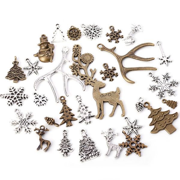 mixed 100g color antique snow charms pandants beads metal alloy pandent silver christmas charm diy, Bronze;silver
mixed 100g color antique snow charms pandants beads metal alloy pandent silver christmas charm diy, Bronze;silver