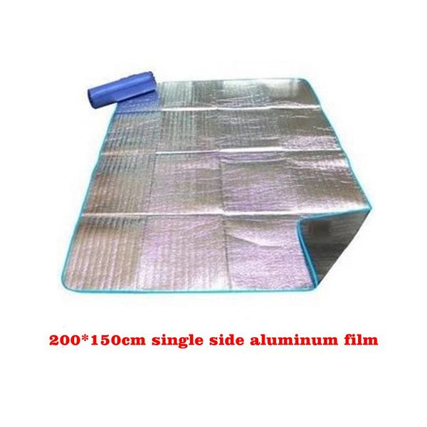 200*150cm,200*200cm,300*300cm single side aluminum film damp proof pad, large aluminum foil cushion, outdoor camping tent picnic
200*150cm,200*200cm,300*300cm single side aluminum film damp proof pad, large aluminum foil cushion, outdoor camping tent picnic