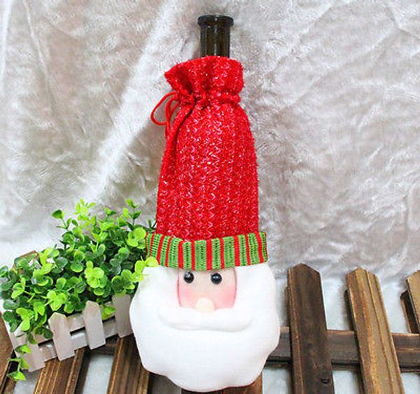 рождество санта клаус одежда шляпа платье крышка бутылки вина украшения
рождество санта клаус одежда шляпа платье крышка бутылки вина украшения