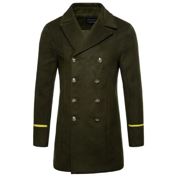 england style slim woolen winter coats turn down collar wool coat and jacket solid double breasted men overcoat, Black
england style slim woolen winter coats turn down collar wool coat and jacket solid double breasted men overcoat, Black