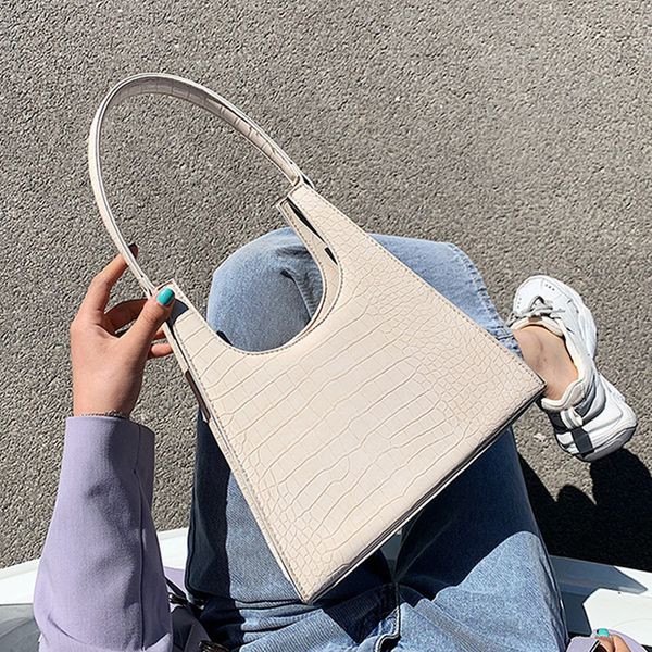 stone pattern women shoulder bags crocodile women handbags triangle female handbag aligator underarm woman bag lady hand bag new
stone pattern women shoulder bags crocodile women handbags triangle female handbag aligator underarm woman bag lady hand bag new