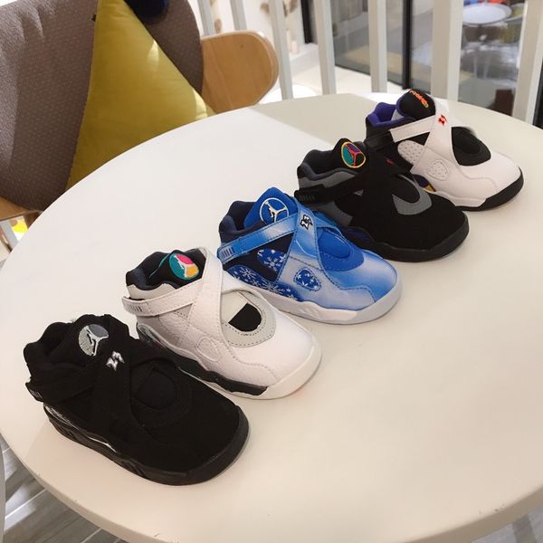 2019 infant sneaker 8 basketball shoes snowflake 3peat aqua chrome little kids children boy girls sneaker toddlers shoes size22-35, Black
2019 infant sneaker 8 basketball shoes snowflake 3peat aqua chrome little kids children boy girls sneaker toddlers shoes size22-35, Black
