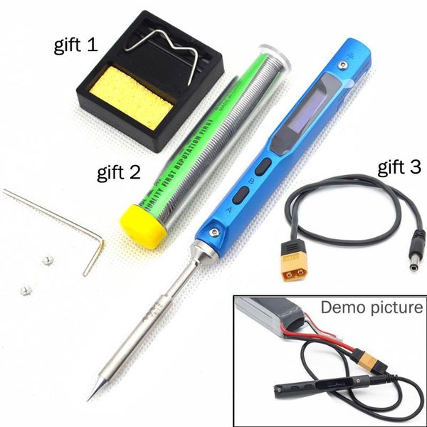 blue ts100 pen-type mini programmable smart adjustable digital lcd electric soldering iron soldering station arm mcu and gift
blue ts100 pen-type mini programmable smart adjustable digital lcd electric soldering iron soldering station arm mcu and gift