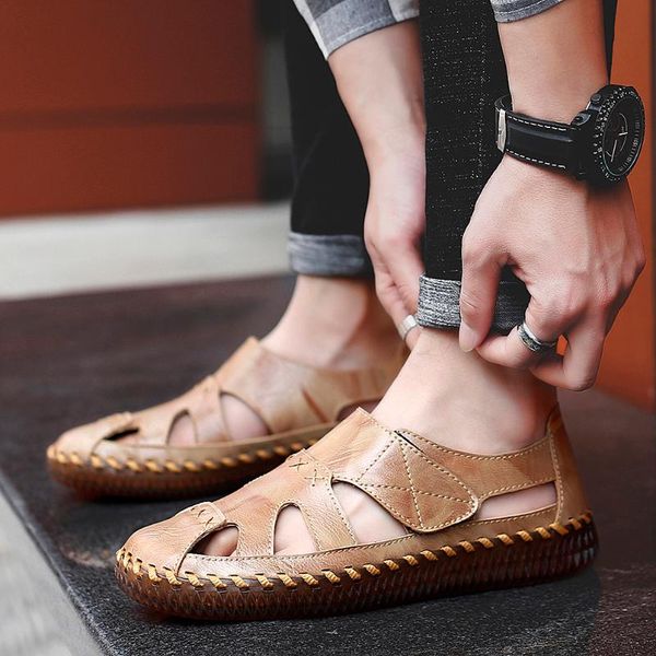 mens summer beach sandals outdoor fashion genuine leather gladiator shoes high casual slippers streetwear big size 48, Black
mens summer beach sandals outdoor fashion genuine leather gladiator shoes high casual slippers streetwear big size 48, Black