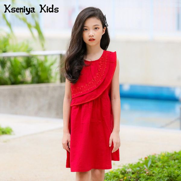 kseniya kids summer a-line lolita style lace sleeveless girls cotton dress red girls dresses designer dress girl clothing brand, Red;yellow
kseniya kids summer a-line lolita style lace sleeveless girls cotton dress red girls dresses designer dress girl clothing brand, Red;yellow