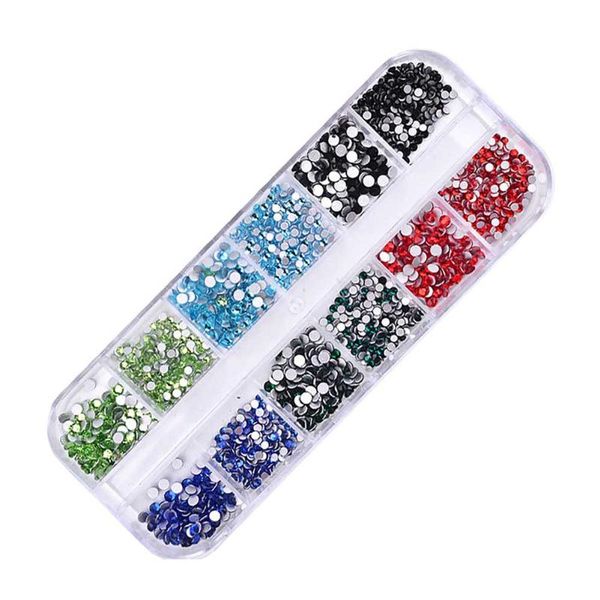 3dcharm gems diy manicure nail art decorations 1 box multi size glass nail rhinestones mixed colors flat-back ab crystal strass, Black
3dcharm gems diy manicure nail art decorations 1 box multi size glass nail rhinestones mixed colors flat-back ab crystal strass, Black