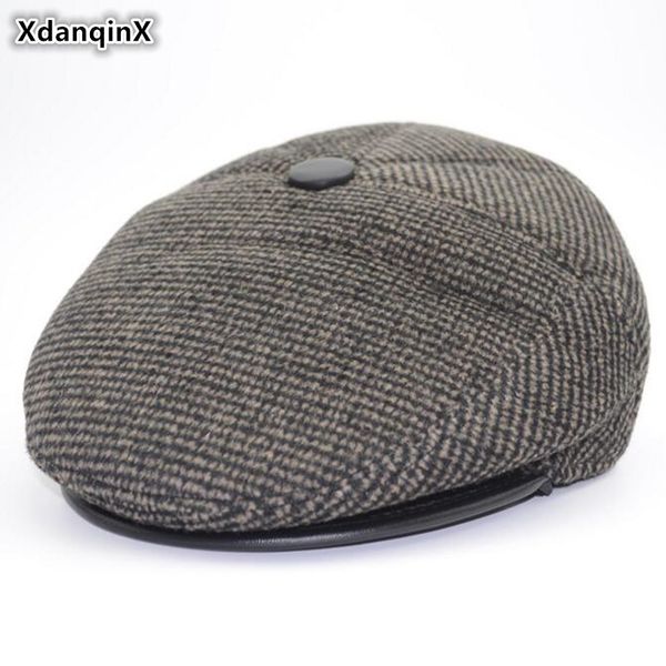 xdanqinx autumn winter middle-aged hat men's warm beret with earmuffs plush warm earmuff cap 2019 new fashion dad's berets hats, Blue;gray
xdanqinx autumn winter middle-aged hat men's warm beret with earmuffs plush warm earmuff cap 2019 new fashion dad's berets hats, Blue;gray