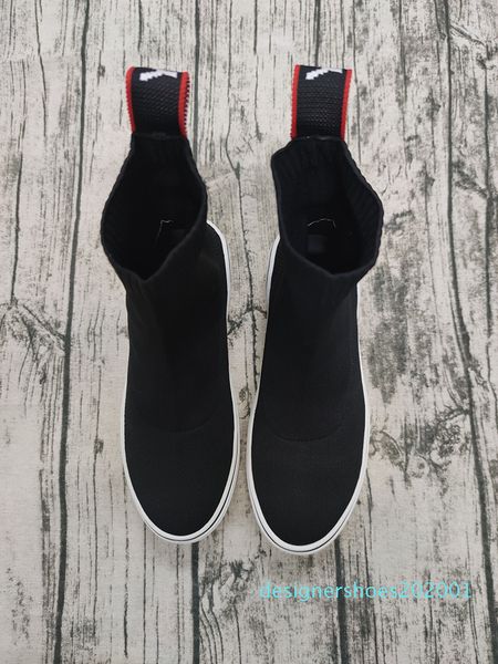 luxury designer sneakers black fashion stripes flat bottom thick socks casual shoes d01
luxury designer sneakers black fashion stripes flat bottom thick socks casual shoes d01