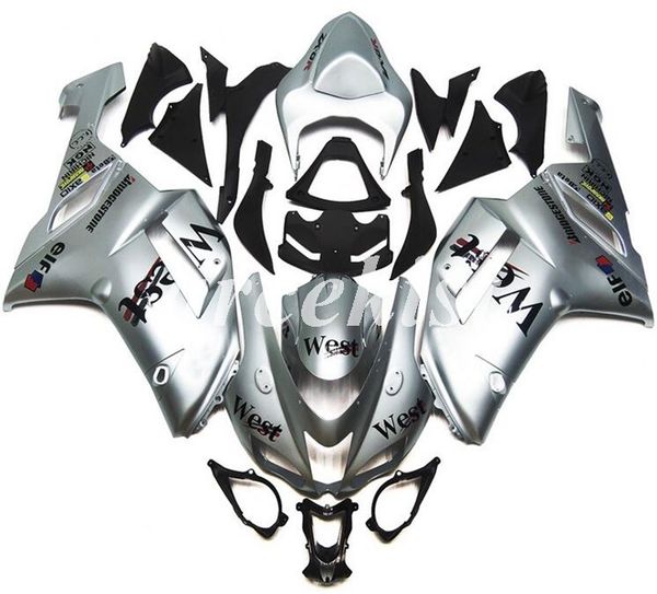 4gifts new abs motorcycle fairings kit fit for kawasaki ninja zx-6r zx6r 2007 2008 6r 07 08 body set custom silver
4gifts new abs motorcycle fairings kit fit for kawasaki ninja zx-6r zx6r 2007 2008 6r 07 08 body set custom silver