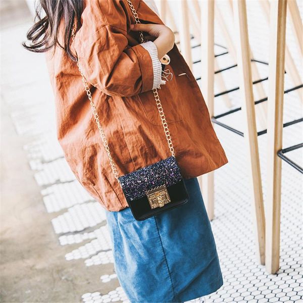 девушки сумки на ремне, блесток цепи сумки засов дорогих crossbody сумки для женщин ежедневных покупок повседневная сумка болса feminina
девушки сумки на ремне, блесток цепи сумки засов дорогих crossbody сумки для женщин ежедневных покупок повседневная сумка болса feminina