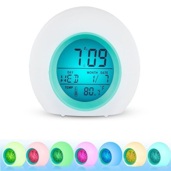 alarm clock led wake up light digital clock with temperature display & sound with projection saat
alarm clock led wake up light digital clock with temperature display & sound with projection saat