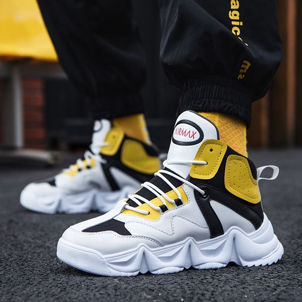 high-canvas shoes men's shoes winter new korean version of men's casual white men, Black
high-canvas shoes men's shoes winter new korean version of men's casual white men, Black