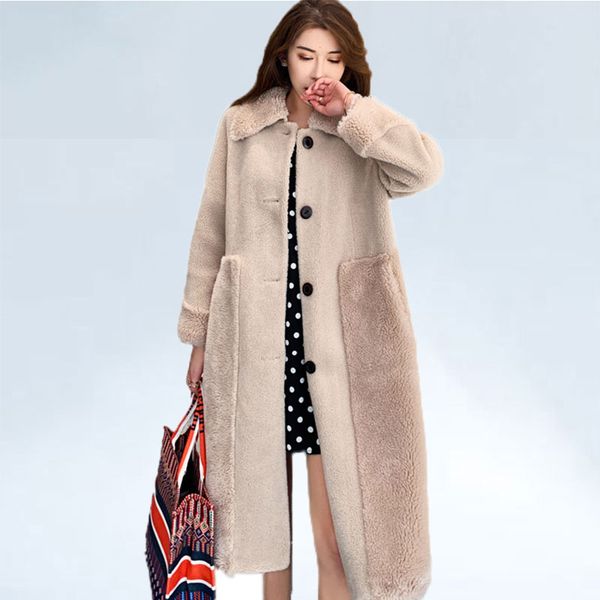 winter coat women 2019 real fur coat sheep shearing wool jacket korean fashion jacket warm overcoat wool abrigo mujer, Black
winter coat women 2019 real fur coat sheep shearing wool jacket korean fashion jacket warm overcoat wool abrigo mujer, Black