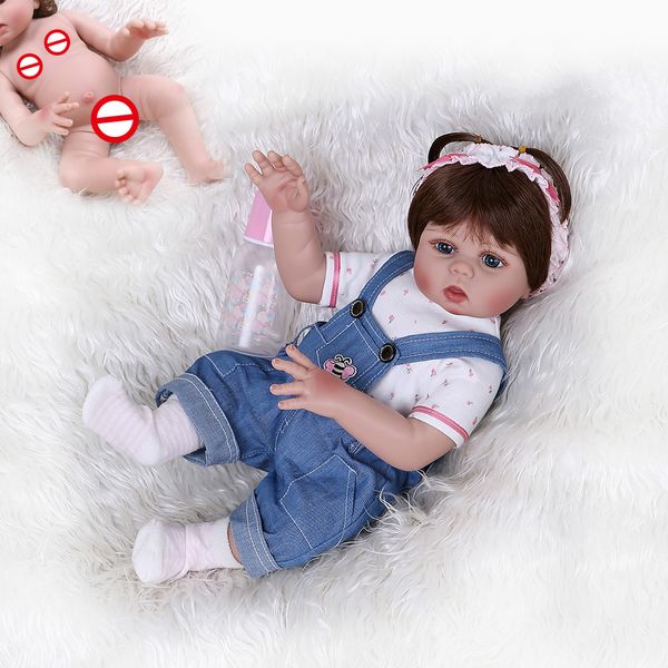new 48cm premie bebe doll reborn baby girl doll full body soft silicone lifelike soft baby doll bath toy anatomically correct
new 48cm premie bebe doll reborn baby girl doll full body soft silicone lifelike soft baby doll bath toy anatomically correct