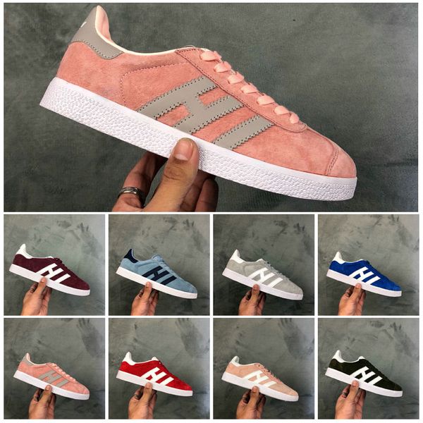 2018 Gazelle Suede Low Cut Casual Flat Shoes For Men And Women Brand Sneakers For Unisex Zapatillas Outdoor Shoes designer shoes Trainers
2018 Gazelle Suede Low Cut Casual Flat Shoes For Men And Women Brand Sneakers For Unisex Zapatillas Outdoor Shoes designer shoes Trainers