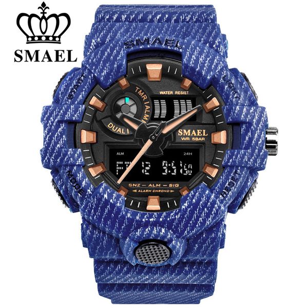 smael cowboy sport watch new men watches analog army digital writwatch 8001 waterproof clock men's watch, Slivery;brown
smael cowboy sport watch new men watches analog army digital writwatch 8001 waterproof clock men's watch, Slivery;brown