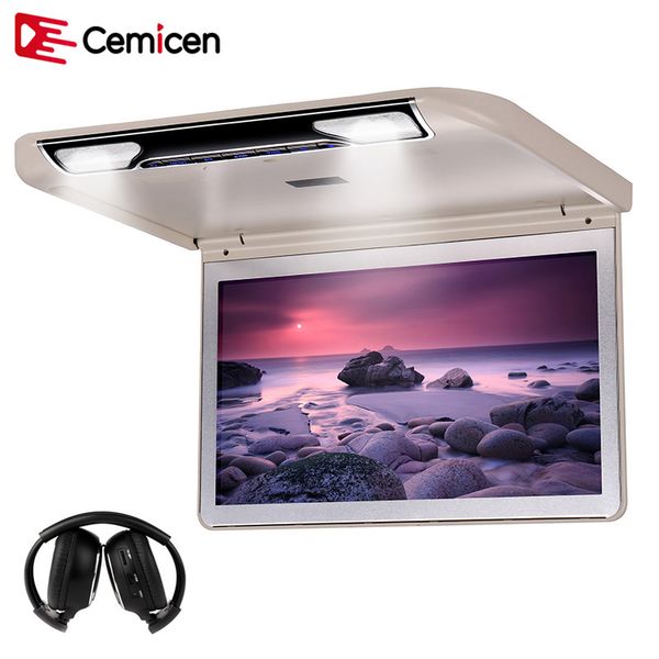 cemicen 13.3 inch car roof screen in car monitors 1920*1080 flip down screen roof mount mp5 player hdmi usb sd ir fm transmitter
cemicen 13.3 inch car roof screen in car monitors 1920*1080 flip down screen roof mount mp5 player hdmi usb sd ir fm transmitter