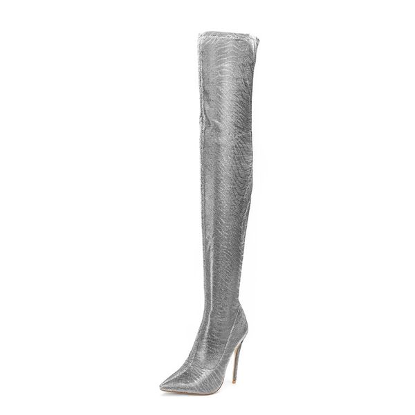 designer shoes 2019 new fashion boots pointed toes bright color spike high heels thigh high boots winter women shoes long boots, Black
designer shoes 2019 new fashion boots pointed toes bright color spike high heels thigh high boots winter women shoes long boots, Black
