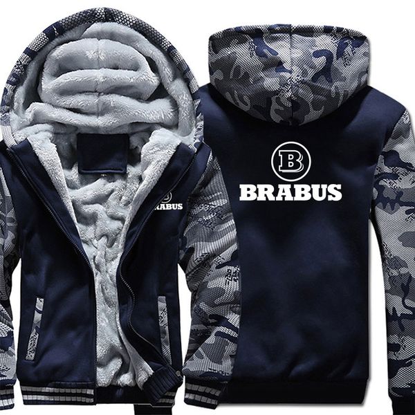 winter men coat fashion camouflage brabus sweatshirt hooded coat male thicken jacket, Black
winter men coat fashion camouflage brabus sweatshirt hooded coat male thicken jacket, Black