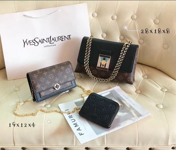 2020 fashion classic women's bag three-piece women's exquisite backpack messenger bag handbag handbag shoulder bag
2020 fashion classic women's bag three-piece women's exquisite backpack messenger bag handbag handbag shoulder bag