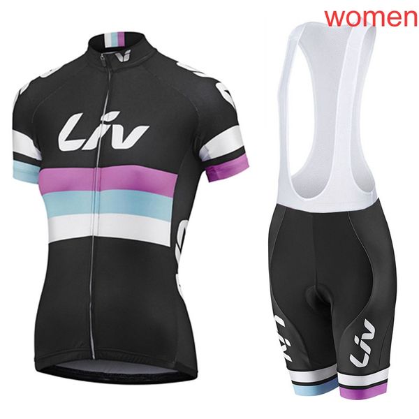 2019 women liv cycling jersey summer short sleeves mtb bike cycling clothing breathable quick dry bib shorts set k073101, Black;blue
2019 women liv cycling jersey summer short sleeves mtb bike cycling clothing breathable quick dry bib shorts set k073101, Black;blue