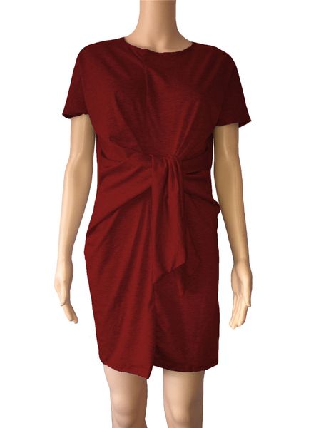 tie knot waist dress women summer short sleeve mini dress casual knotted elegant black dresses, Black;gray
tie knot waist dress women summer short sleeve mini dress casual knotted elegant black dresses, Black;gray