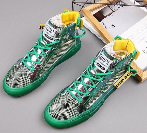 new streets trend designer sneakers men mesh breathable rhinestone casual shoes flats loafers man high skateboard shoes, Black
new streets trend designer sneakers men mesh breathable rhinestone casual shoes flats loafers man high skateboard shoes, Black