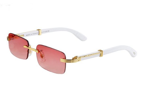 selling fashion sunglasses in 2018, white buffalo horn glasses, rimless sunglasses, men's and women's sunglasses door-to-door co, White;black
selling fashion sunglasses in 2018, white buffalo horn glasses, rimless sunglasses, men's and women's sunglasses door-to-door co, White;black