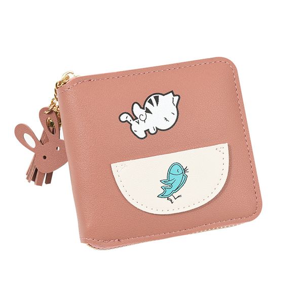 wallet for s tassel new pu leather wallet ladies short cartoon cute coin purse female students zipper square mini, Red;black
wallet for s tassel new pu leather wallet ladies short cartoon cute coin purse female students zipper square mini, Red;black