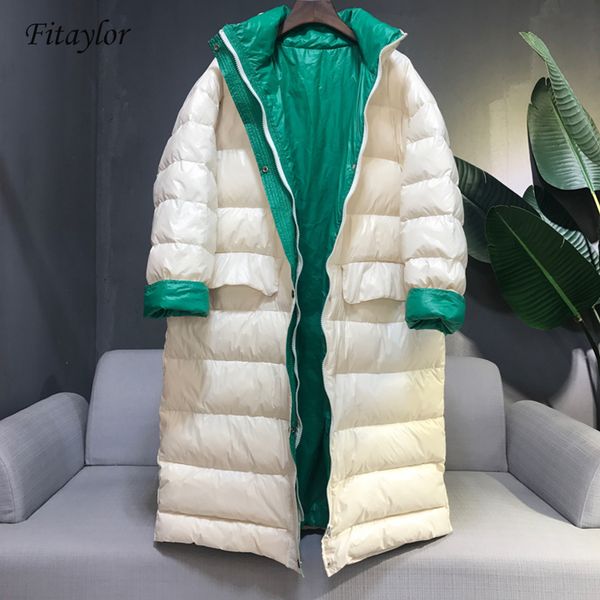 fitaylor 2019 ultra light white duck down jacket women winter long coat female loose jacket windproof down outwear, Black
fitaylor 2019 ultra light white duck down jacket women winter long coat female loose jacket windproof down outwear, Black