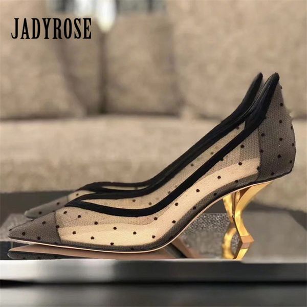 jady rose strange heel mesh women pumps pointed toe 6cm high heels dress shoes woman stiletto ladies shoes zapatos mujer, Black
jady rose strange heel mesh women pumps pointed toe 6cm high heels dress shoes woman stiletto ladies shoes zapatos mujer, Black