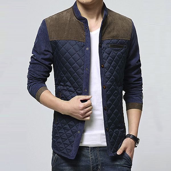 men winter warm patchwork jacket overcoat outwear slim button coat blouse new 2019 casual men's jacketsfashion l16#, Black;brown
men winter warm patchwork jacket overcoat outwear slim button coat blouse new 2019 casual men's jacketsfashion l16#, Black;brown